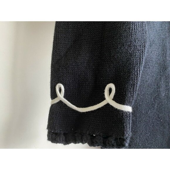 Girl’s Size 5T NWT Long Sleeve Black Sweater Shift‎ - Picture 4 of 6